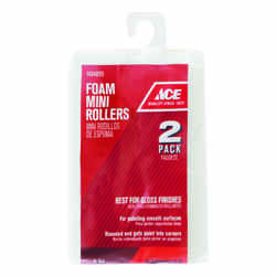 Ace Foam 4 in. W Mini Paint Roller Cover 2 pk