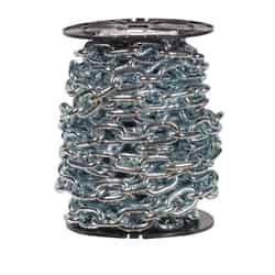 Campbell Chain 3/8 in. Single Jack Carbon Steel Proof Coil Chain 3/8 in. Dia. x 35 ft. L Silver