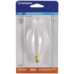 Westinghouse Glowescent 40 watts C11 Incandescent Bulb 320 lumens White Decorative 1 pk