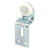 Prime-Line 1 in. D X 1/4 in. L Mill Plastic/Steel Wardrobe Door Roller Assembly 2 pk