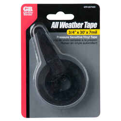 Gardner Bender 3/4 in. W x 30 ft. L Black Vinyl All Weather Tape
