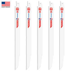 Imperial Blades 12 in. L Bi-Metal Blade 10 TPI 5 pk