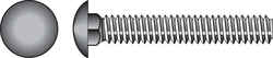 HILLMAN 5/16 Dia. x 1-1/2 in. L Zinc-Plated Steel Carriage Bolt 100 pk