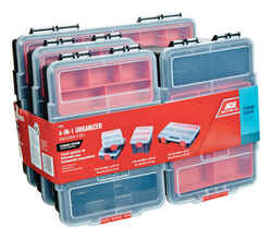 Ace 3 in. H Storage Organizer Set Plastic Black