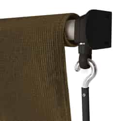 Coolaroo Brown Roll-Up Exterior Window Shade 6 ft. W x 72 in. L