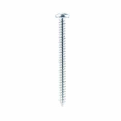 HILLMAN 8 x 2 in. L Phillips Stainless Steel Sheet Metal Screws 100 per box Pan Head