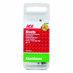 Ace 1/8 Aluminum 1/8 L Brown 25 pk Rivets