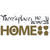 Roommates 28.5 in. W X 8 in. L No Place Like Home Peel and Stick Wall Decal