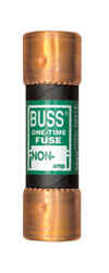 Bussmann 40 amps 250 volts Melamine One-Time Fuse 1 pk