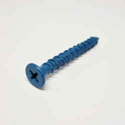 Ace 3/16 in. x 1-3/4 in. L Phillips Flat Head Ceramic Steel Masonry Screws 1 lb. 105 pk