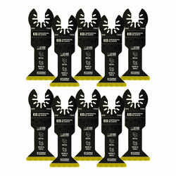 Imperial Blades OneFit 1-3/4 in. Dia. Titanium-Coated Bi-Metal Oscillating Saw Blade 10 pk