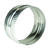 Deflect-O Jordan 3 in. L x 6 in. Dia. Duct Connector Silver/White Aluminum