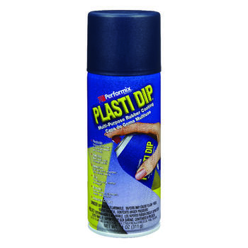 Plasti Dip Flat/Matte Black/Blue Multi-Purpose Rubber Coating 11 oz oz