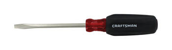 Craftsman 4 in. Slotted 3/16 Red 1 Steel Screwdriver