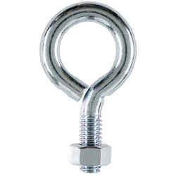 Hampton 5/16 in. x 2-1/4 in. L Zinc-Plated Steel Eyebolt Nut Included