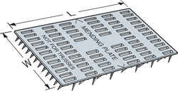 Simpson Strong-Tie 6 in. H x 3 in. L x 0.4 in. W Galvanized Mending Plate Steel