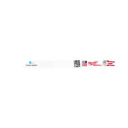 Milwaukee Double Duty Upgrade 9 in. L x 0.5 in. W Bi-Metal Thin Kerf Reciprocating Saw Blade 14
