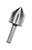 Vermont American 5/8 in. Dia. High Speed Steel Countersink 1/4 in. Round Shank 1 pc.