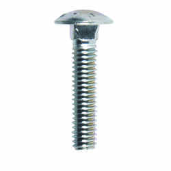 HILLMAN 5/16 Dia. x 1-1/2 in. L Zinc-Plated Steel Carriage Bolt 100 pk