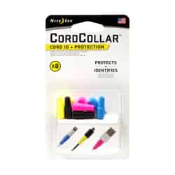 Nite Ize CordCollar 0.82 in. L Assorted Silicone Cord Identification and Protection Kit