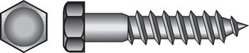 HILLMAN 3 in. L x 5/16 in. Hex Hot Dipped Galvanized Steel 100 pk Lag Screw