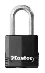 Master Lock 1-7/8 in. H x 1-3/16 in. W x 1-3/4 in. L Vinyl Covered Steel Ball Bearing Locking Pad