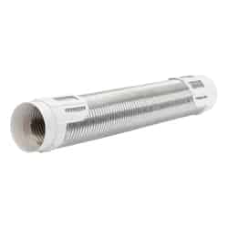 Ace 8 ft. L x 4 in. Dia. Silver/White Aluminum Connector Kit