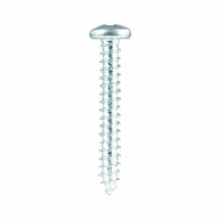 HILLMAN 1 in. L x 6 Phillips Pan Head Zinc-Plated Steel 100 per box Sheet Metal Screws
