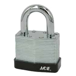 Ace 1-5/16 in. H x 1-9/16 in. W x 7/8 in. L Double Locking Padlock 1 pk Keyed Alike Steel