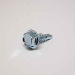 Ace 8 Sizes x 1/2 in. L Hex Hex Washer Head Steel Self- Drilling Screws 1 lb. Zinc-Plated