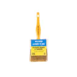 Wooster Amber Fong 3 in. W Flat Brown China Bristle Paint Brush