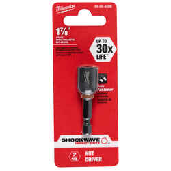 Milwaukee SHOCKWAVE IMPACT DUTY 7/16 inch drive in. x 1.875 in. L Nut Driver 1/4 in. Hex Shank