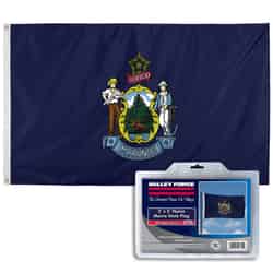 Valley Forge Maine State Flag 36 in. H X 60 in. W