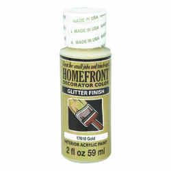 Homefront Glitter Gold Hobby Paint 2 oz
