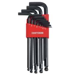 Craftsman 1/4 Metric Long and Short Arm 7.8 in. 13 Ball End Hex Key Set