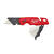 Milwaukee Fastback 6-3/4 in. Press and Flip Utility Knife Red 1 pc