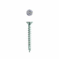 SPAX No. 6 x 1-1/4 in. L Phillips/Square Flat Zinc-Plated Steel Multi-Purpose Screw 35 each