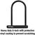 Master Lock 8 in. H X 6-1/8 in. W Steel Double Locking U-Lock 1 pk