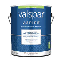 Valspar Aspire Satin Tintable Medium Base Paint and Primer Interior 1 gal