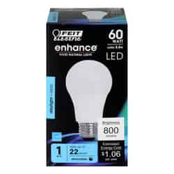 Feit Electric A19 E26 (Medium) LED Bulb Daylight 60 Watt Equivalence 1 pk