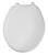 Mayfair Round White Plastic Toilet Seat