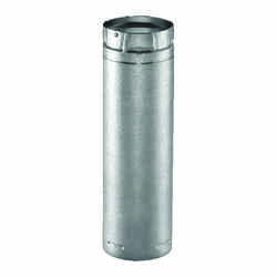 DuraVent 3 in. Dia. x 36 in. L Galvanized Steel Double Wall Stove Pipe