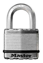 Master Lock 1-7/16 in. H x 2 in. L x 13/16 in. W Laminated Steel Ball Bearing Locking Padlock 6