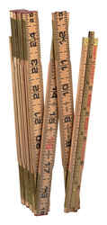 Lufkin 6 ft. L x 5/8 in. W Wood Extension Rule SAE