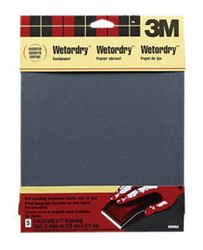 3M 11 in. L X 9 in. W Assorted Grit Silicon Carbide Sandpaper 5 pk