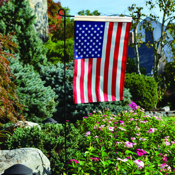 Valley Forge American 12 in. H x 18 in. W Garden Flag