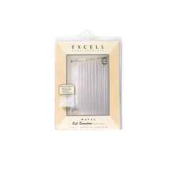 Excell 70 in. H x 72 in. W Frosted Solid Shower Curtain Liner Vinyl