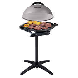 George Foreman Silver Plastic Nonstick Surface Indoor Grill 240 sq. in.