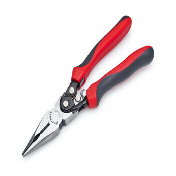 Crescent 9 in. Chrome Vanadium Steel Long Nose Pliers