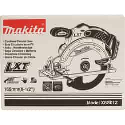 Makita LXT 6-1/2 in. 18 volt 0 amps Cordless 3700 rpm Circular Saw